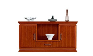 泰柚木实木茶水柜 HY-1103