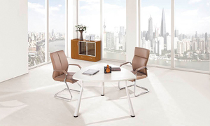 暖白三角洽谈桌H30-0369